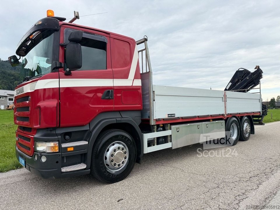 SCANIA R420 BAUSTOFF +HIAB XS 166-E5 HIDUO *EURO 4* gebraucht