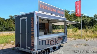Multitrailer Feuer & Flamme BBQ Street Food Grill neu