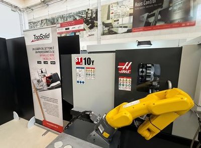 HAAS ST-10Y-EU CON ROBOT PKG-1 CNC lathe