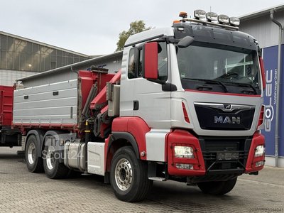MAN TGS 26.510 6x4 Kipper Kran Palfinger PK 18502 SH gebraucht