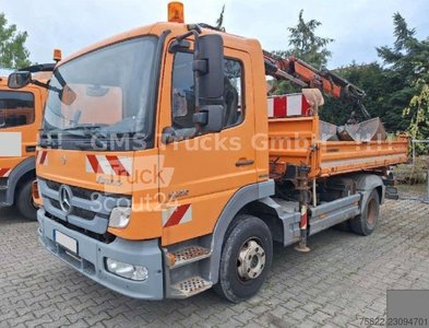 MERCEDES-BENZ Atego 922 / 2X AHK / Kran FUNK  Greifer Meiller gebraucht