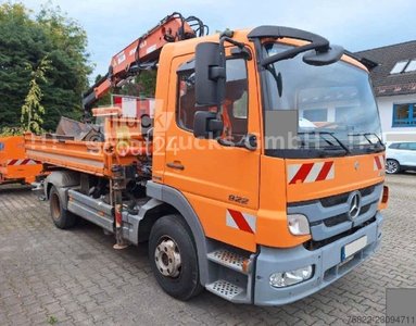 MERCEDES-BENZ Atego 922 / 2X AHK / Kran FUNK  Greifer Meiller gebraucht