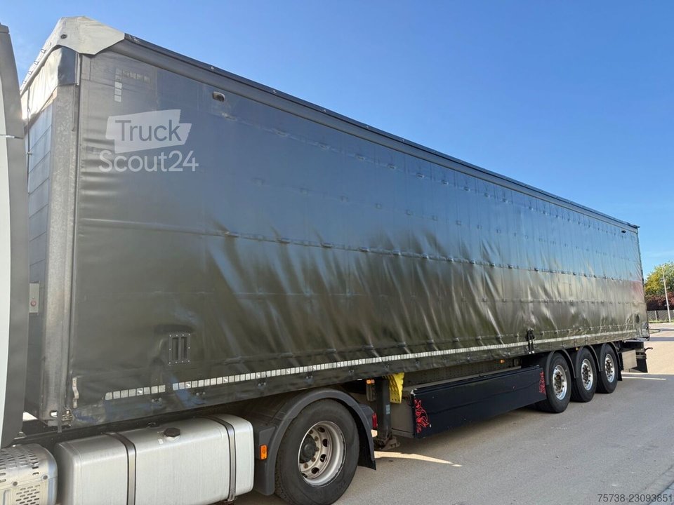 SCHMITZ CARGOBULL SCS24 Pritsche+Schiebeplane+Edscha/Alu/Luft-Lift gebraucht