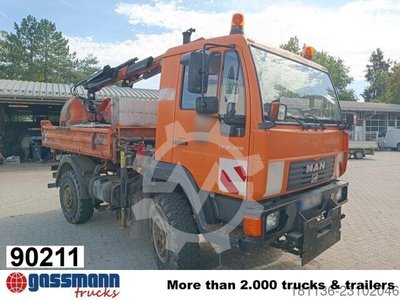 MAN LE 10.220 4x4 BB, Kran Palfinger PKG 7001,