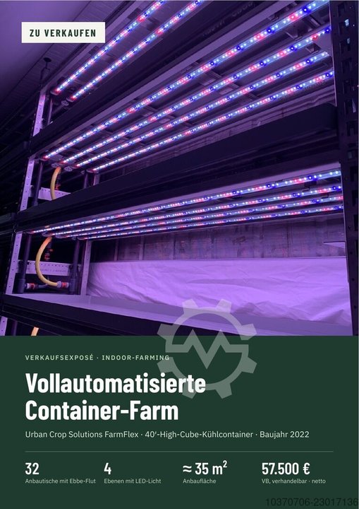  Container-Farm / Indoor-Farm Hydroponik