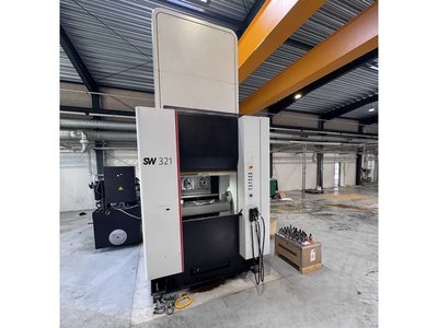 2023 - SW Schwäbische Werkzeugmaschinen - BA 321 - CNC-Horizontalbearbeitungszentrum mit Werkzeugen