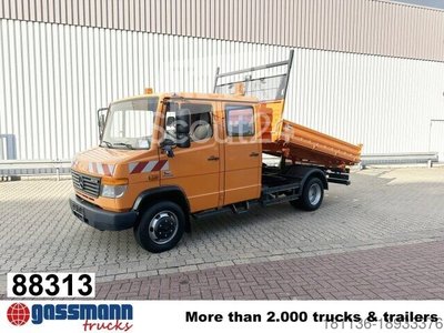 Mercedes-Benz Vario 813 D 4x2 Doka, Meiller Kipper gebraucht