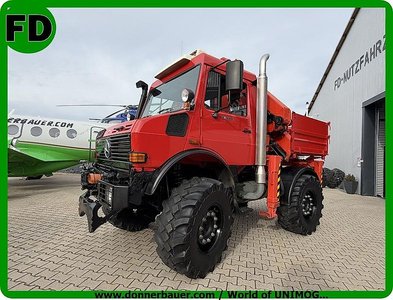 Mercedes-Benz Unimog U1600 Agrar , 427.107 mit Palfinger PK9001 Ladekran, extrem selten