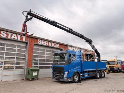 VOLVO FH 420 Pritsche Heckkran Hiab 235DLS-3 Funk gebraucht