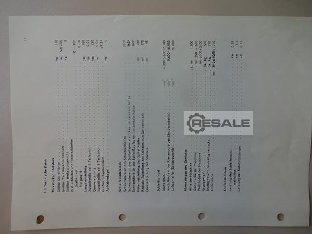Tool Grinding Machines HAHN+KOLB WS 54