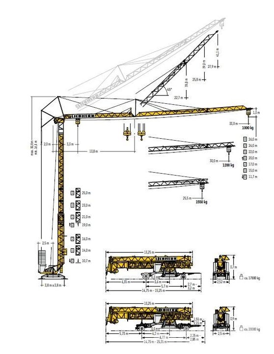  LIM, Pamplona, Spain 34 K Liebherr Turmdrehkran