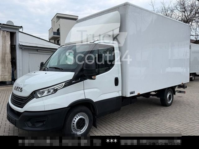 Transporter mit Koffer IVECO Daily 35s14 Koffer LBW Automatik LED Klima Navi gebraucht