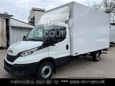 Transporter mit Koffer IVECO Daily 35s14 Koffer LBW Automatik LED Klima Navi gebraucht