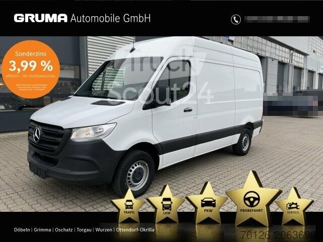 Kastenwagen hoch Mercedes-Benz Sprinter 317 CDI HD AHZV+KAMERA+HOLZBD.+3SITZ gebraucht