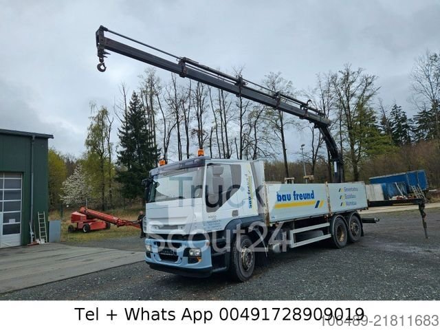 LKW mit Pritsche (offen) IVECO AT 260S42Y 7PS Kran+FUNK Hiab 166 E-4H EEV gebraucht