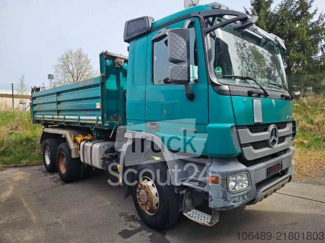 Dreiseitenkipper LKW MERCEDES-BENZ 3346  6X6 Blatt / Blatt Meiller gebraucht