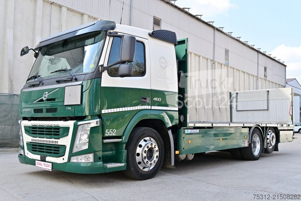 LKW mit Pritsche (offen) Volvo FM460  E6 6x2 ADR Retarder Alufelgen AHK Bett LBW gebraucht