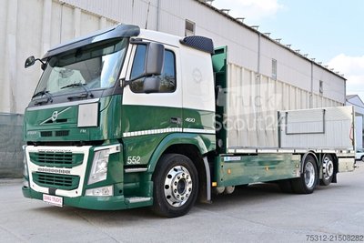LKW mit Pritsche (offen) Volvo FM460  E6 6x2 ADR Retarder Alufelgen AHK Bett LBW gebraucht