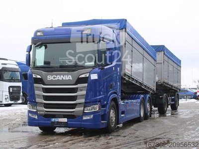 Dreiseitenkipper LKW SCANIA R450, 6X2, THREE SIDED, LIFTING AXLE, RETARDER gebraucht