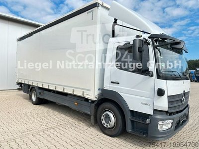 LKW mit Pritsche & Plane MERCEDES-BENZ Atego 1330 LL *6 Zylinder*Klima*LBW gebraucht
