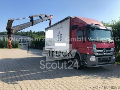 LKW mit Pritsche & Plane MERCEDES-BENZ ACTROS 1836 L mit Palfinger PK 18002 EH gebraucht