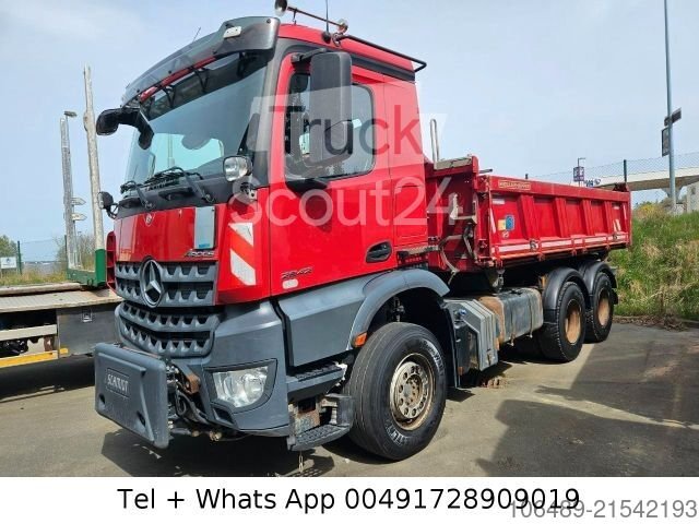 Dreiseitenkipper LKW MERCEDES-BENZ 2642 6x4 BB Meiller gebraucht