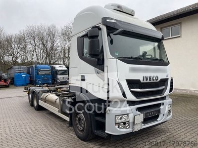 Wechselfahrgestell LKW IVECO Stralis AS260S46 BDF 2xAHK Retarder gebraucht