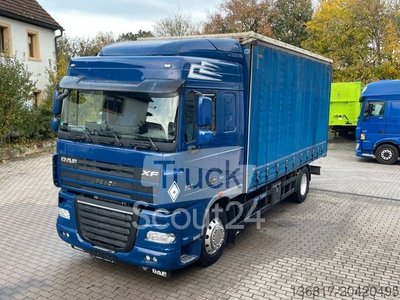 LKW mit Pritsche & Plane DAF XF 105.460 Krone Plane Aufbau Portaltüren Edscha gebraucht