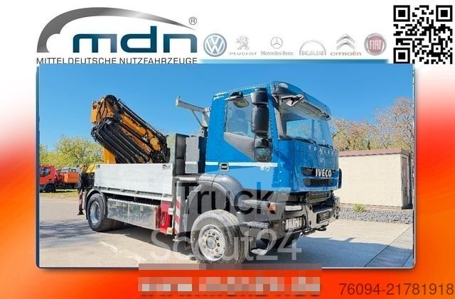 Autokran IVECO Trakker 360 4x4 Pritsche Kran 27m AHK gebraucht