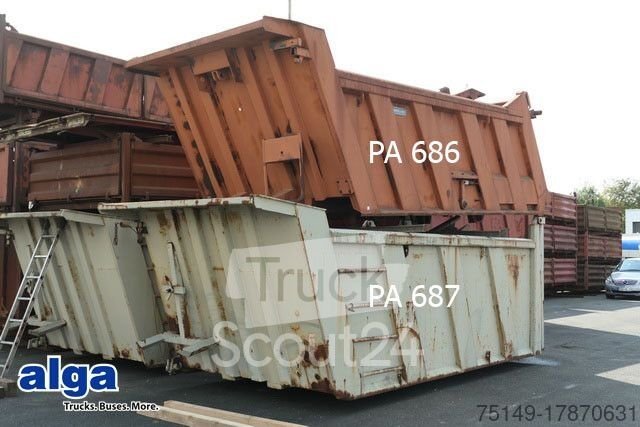 Kipper LKW Stahl - Hinterkippmulde ca. 17 cbm gebraucht