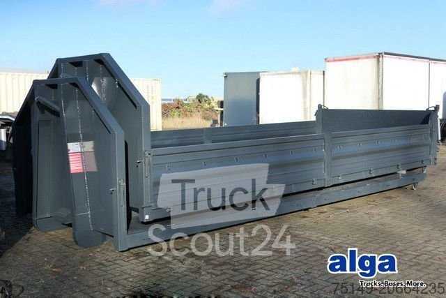 Abrollkipper  alga ABPR, Pritsche, Plattform, 9m , Klappen gebraucht