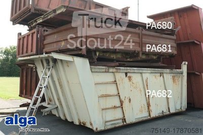 Kipper LKW Stahl - Hinterkippmulde ca. 17 cbm, Hilfsrahmen gebraucht