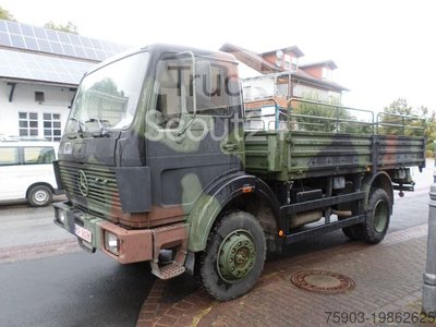 LKW mit Pritsche (offen) MERCEDES-BENZ Pritsche 5 to 1017 A  4x4  Bundeswehr gebraucht