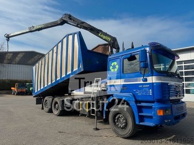 Kipper LKW MAN TGS 26.400 6x2 Kipper + Kran LogLift F105Z77A gebraucht