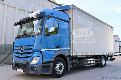 LKW mit Pritsche & Plane Mercedes-Benz Actros 1843  E6 Retarder LBW-2t AHK 2,8m Navi gebraucht
