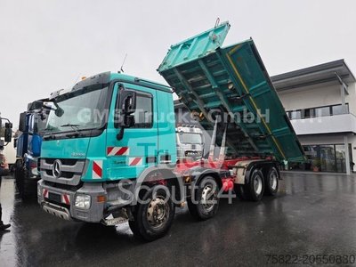 Dreiseitenkipper LKW MERCEDES-BENZ Actros 3544 4144 / EPS / 8X4 / Meiller BORDMATIK gebraucht