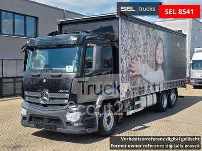 LKW mit Pritsche & Plane MERCEDES-BENZ Antos 1840 / Liftachse / Lenkachse gebraucht