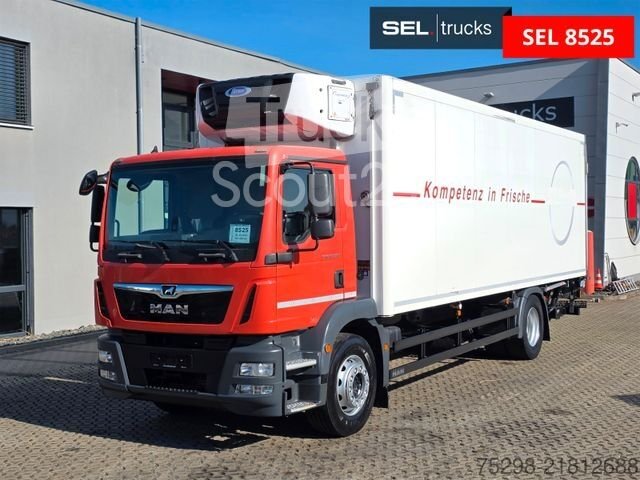 Kühlkoffer-LKW MAN TGM 18.250 4x2 LL / Ladebordwand / Carrier Supra gebraucht