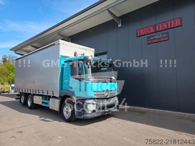 LKW mit Pritsche & Plane MERCEDES-BENZ Antos 2536 / Schiebe Plane / NUR 200 KM gebraucht