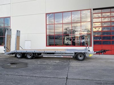 Tieflader Anhänger Möslein T 3-8,20 P VB H1 Blatt  3 Achs Tieflader mit gerader Ladefläche 8,10 m, Neufahrzeug neu