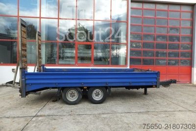 Tieflader Anhänger Humbaur HBT10  Tandemtieflader gebraucht