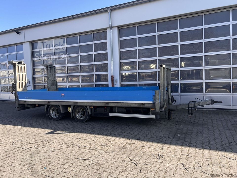 Tieflader Anhänger Humbaur HBTZ 136224 TA-BS  13,6 t Tandemtieflader gebraucht