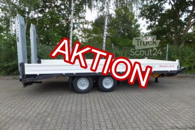 Tieflader Anhänger Möslein TTT 11- 5,2 Weiß  Neuer Tandemtieflader neu