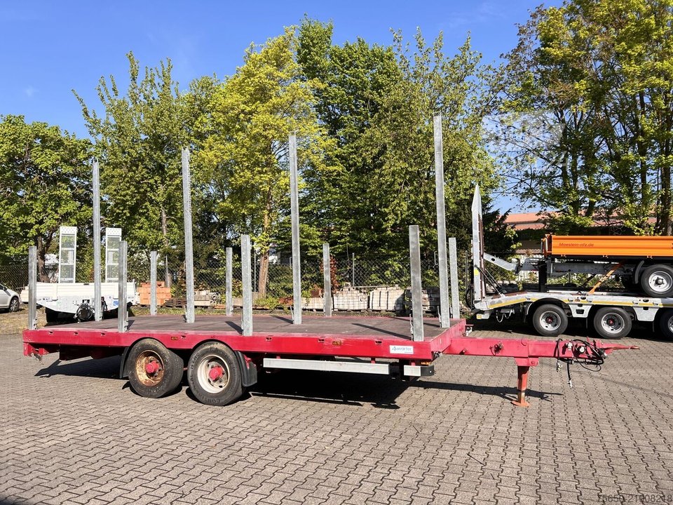 Anhänger mit offener Pritsche Auwärter X-LTL110  Tandempritsche, ausziehbar gebraucht
