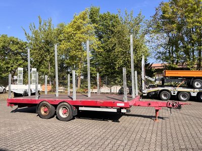 Anhänger mit offener Pritsche Auwärter X-LTL110  Tandempritsche, ausziehbar gebraucht