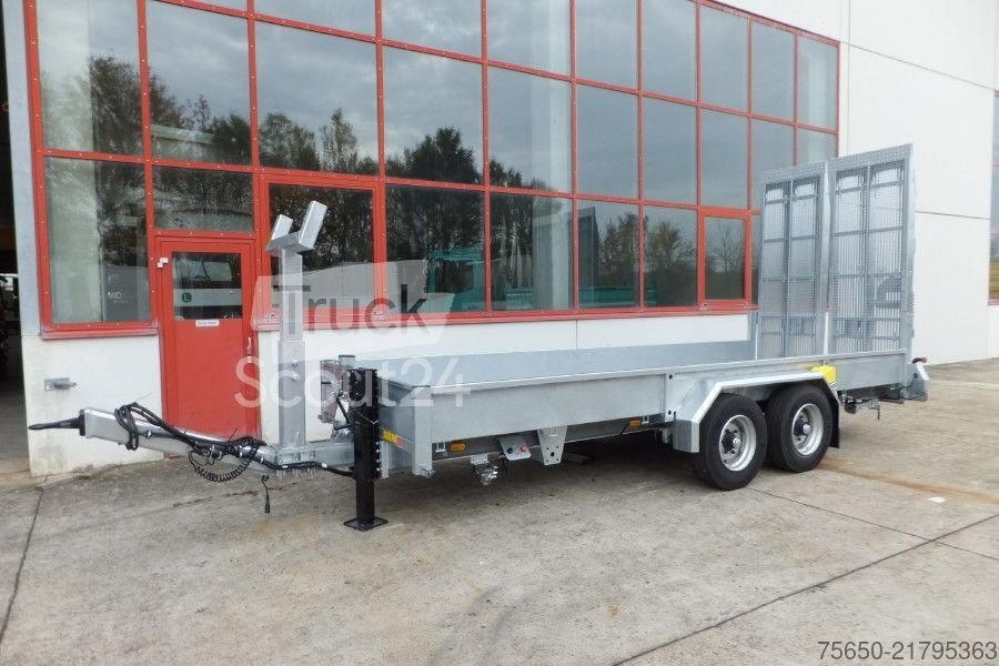 Tieflader Anhänger Möslein TT 11-E6x2  Tieflader für Fräsen breiten Rampen, Neu neu
