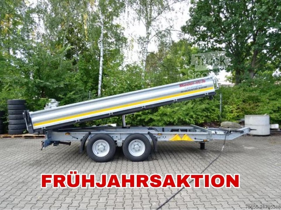 Kippanhänger Möslein TTG 11 Verzinkt  neuer Tandem 3- Seitenkipper Tieflader-- Neufahrzeug -- neu