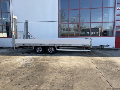 Tieflader Anhänger Möslein THT 13 Schwebheim  13 t Tandemtieflader gebraucht