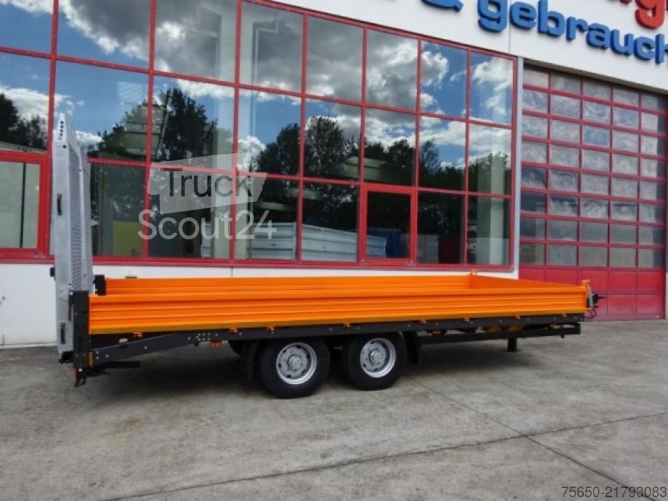 Tieflader Anhänger Möslein TTT-11 6,20 Orange  Neuer Tandemtieflader neu
