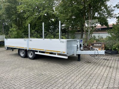 Anhänger mit offener Pritsche Möslein THT 11 G 6,2 L  Tandem- Pritschenanhänger- Tieflader neu